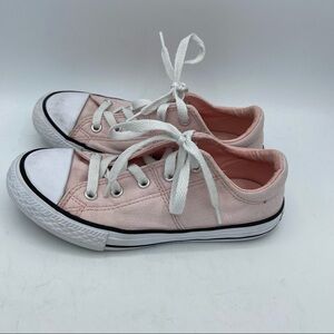 Converse All Stars Youth Girls Size 1 Pale pink shoes Sneakers Lace Up